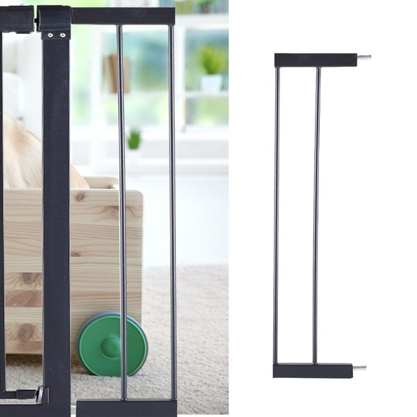 Levede Baby Safety Gate Adjustable Pet Stair Barrier 10cm Door Extension Black Carousel 7
