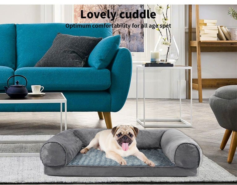 Pawz Pet Bed Sofa Dog Beds Bedding Soft Warm Mattress Cushion Pillow Mat Plush M Carousel 2