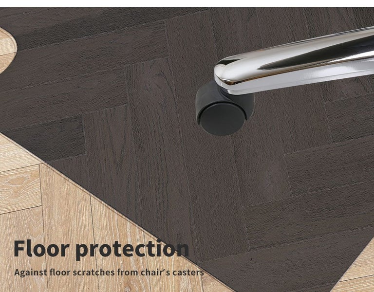 Marlow Chair Mat Hard Floor Protectors PVC Home Office Room Computer Mats 120x90 Carousel 2