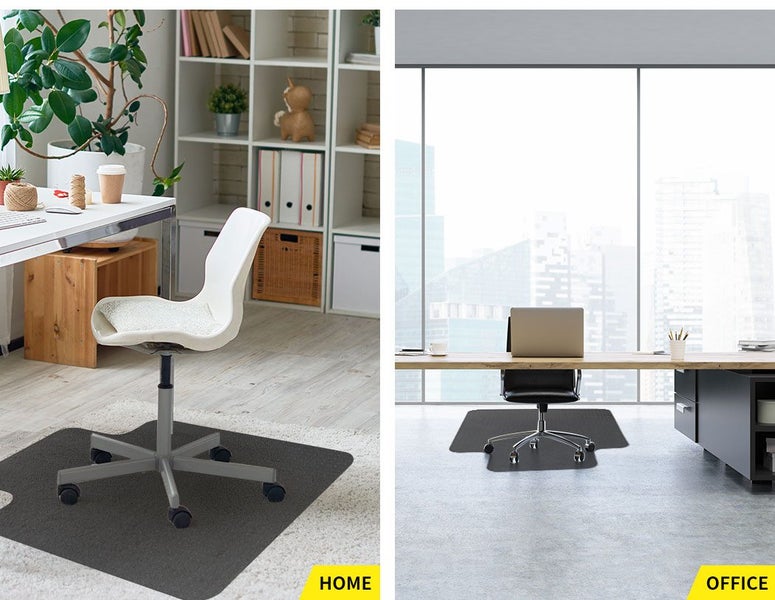 Marlow Chair Mat Hard Floor Protectors PVC Home Office Room Computer Mats 120x90 Carousel 10