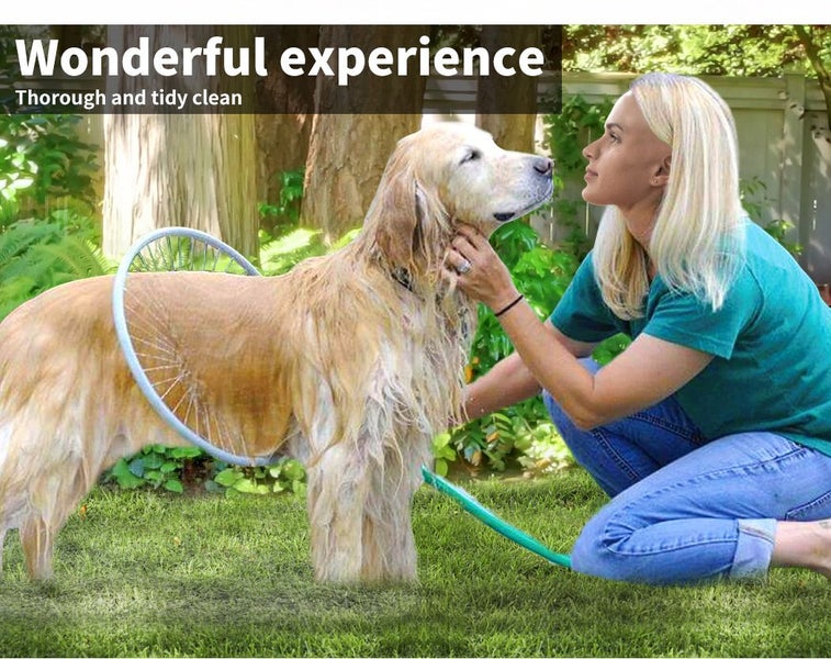 Pet Washer 360 Dog Cat Shower Hair Clean Kit Household Woof Wash Easy Tool Carousel 2
