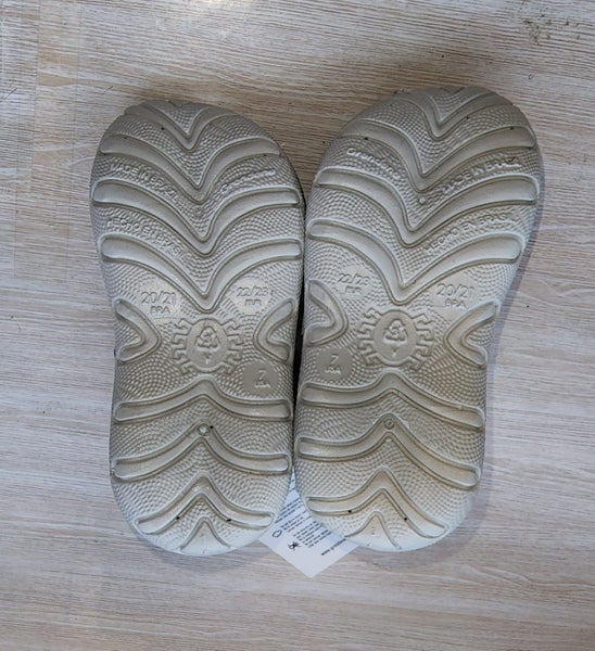 CHILDS BLUE AND GREY WASHABLE & FULLY RECYCLABLE SANDALS SIZE EU 19 20 Carousel 4
