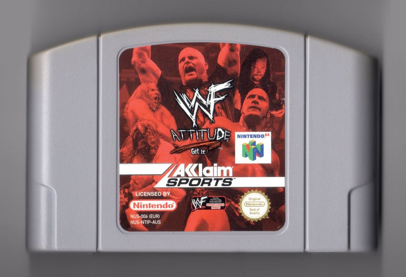 WWF Attitude (Wrestling) - Good Condition [N64] Carousel 1
