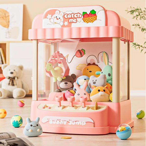 Mini Claw Machine Toy Electronic Arcade Game Prize Candy Birthday Toy For Kids Carousel 1