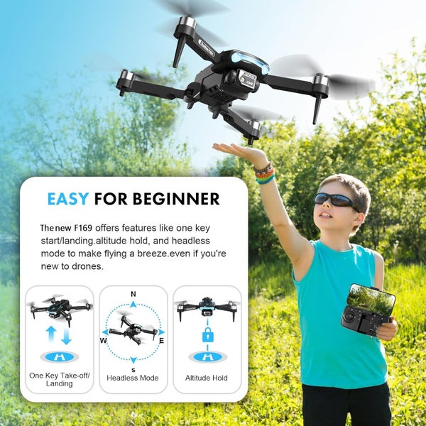Foldable Obstacle Avoidance RC Drone with Dual Camera Optical Flow Positioning Carousel 2