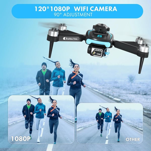Foldable Obstacle Avoidance RC Drone with Dual Camera Optical Flow Positioning Carousel 6