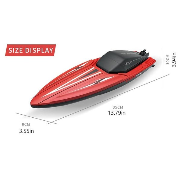 RC Boat Remote Control Boat RC Racing Boat - Orange Carousel 8
