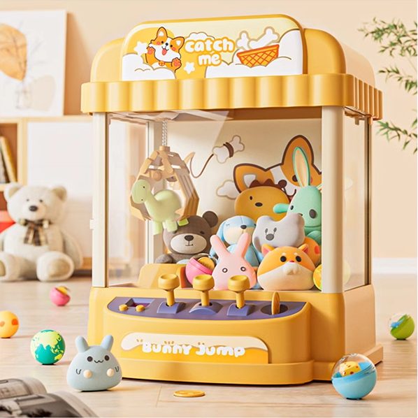 Mini Claw Machine Toy Electronic Arcade Game Prize Candy Birthday Toy For Kids Carousel 1