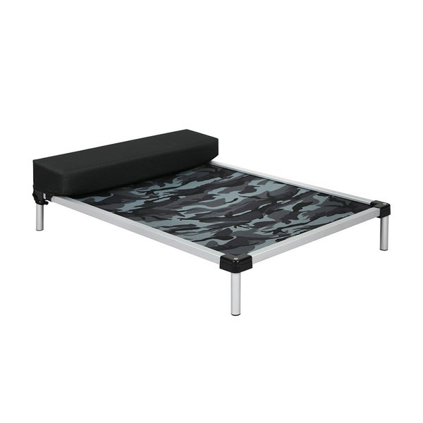 Pawz Pet Trampoline Aluminium Frame Bed Elevated Pillow Oxford Cloth Extra-Large Carousel 1