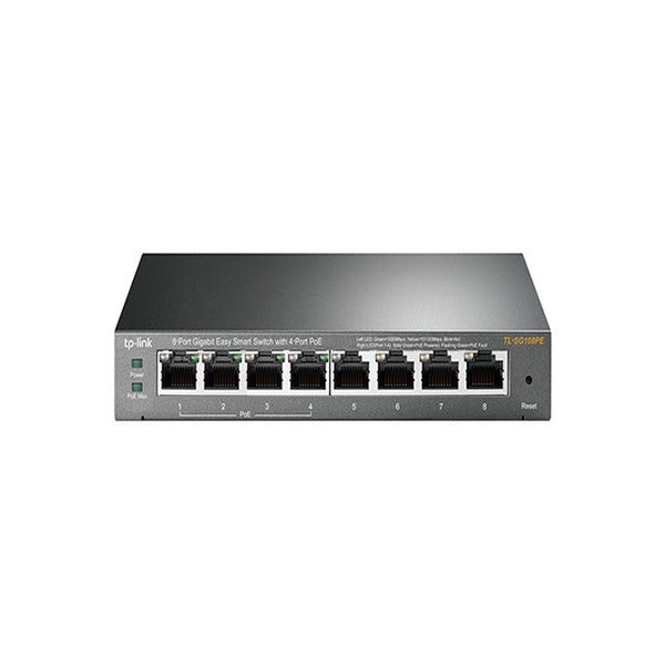 TP Link Tl Sg108Pe 8 Port Gigabit Easy Smart Switch Carousel 2