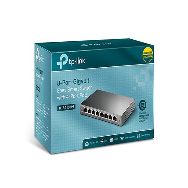 TP Link Tl Sg108Pe 8 Port Gigabit Easy Smart Switch Carousel 4