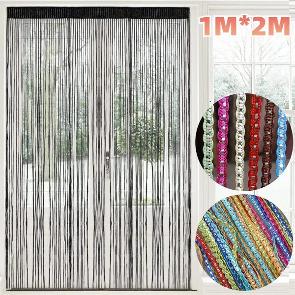 Beaded Curtains Door Window Decor Screen Panel Fly Screen Fringe Living R CHK12N Carousel 2