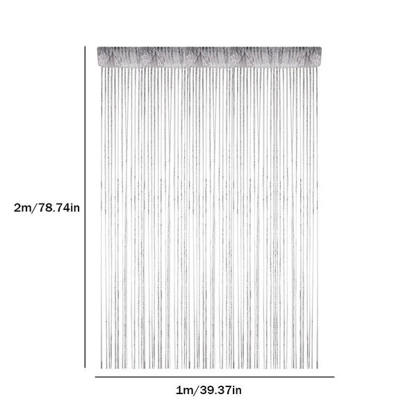 Beaded Curtains Door Window Decor Screen Panel Fly Screen Fringe Living R CHK12N Carousel 1