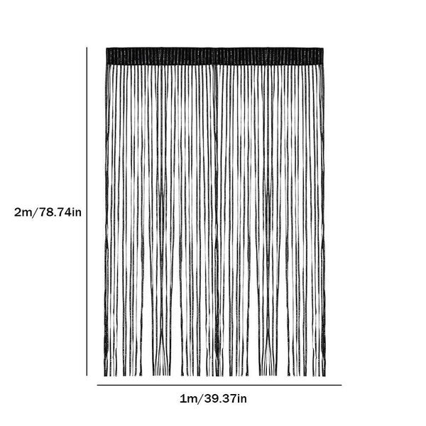 Beaded Curtains Door Window Decor Screen Panel Fly Screen Fringe Living R CHK12N Carousel 1