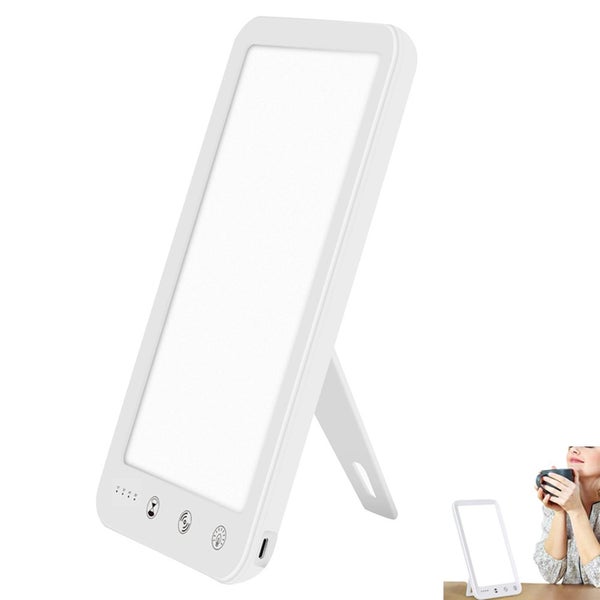 Light Therapy Lamp LED Daylight Lamp Foldable Stand for Home Office Travel-Style Carousel 1