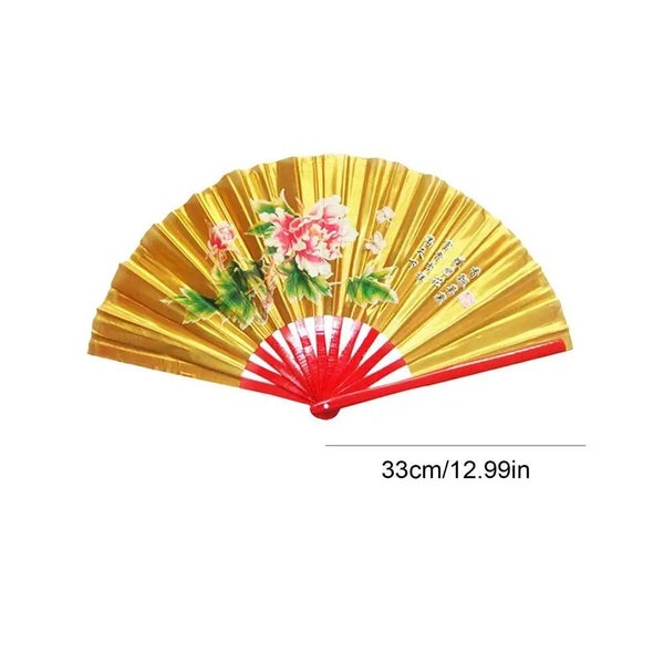 Folding Bamboo Fan Hand Silk Cloth DIY Chinese Wooden Antiquity Fans DIY CHK12N Carousel 1