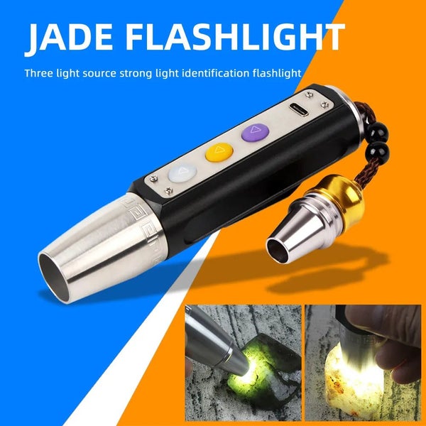 USB Charging Jade Identification Flashlight 3 Color Light Gem Jewelry Lam CHK12N Carousel 2