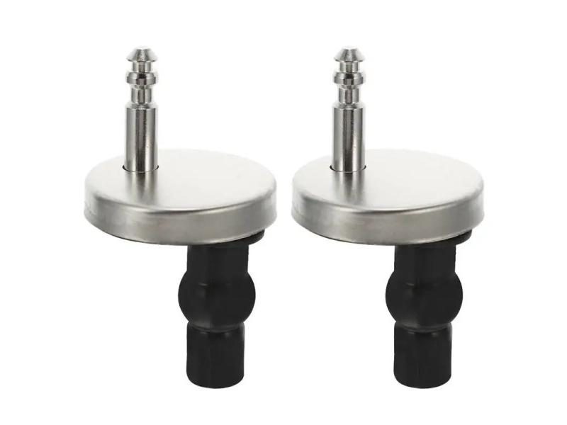 1 Set/2pcs Toilet Seat Fittings Toilet Seat Hinges Quick Release Fixings Hinges Carousel 2