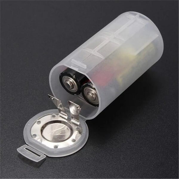 1PCS/2PCS AA To D Cell Size Battery Holder Conversion Adapter Switcher Co CHK12N Carousel 1