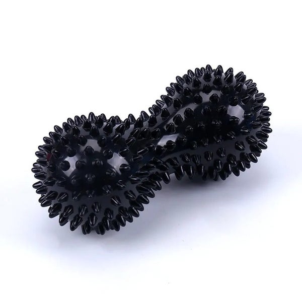 Foot Massage Roller Peanut Double Lacrosse Spiky Ball Myofascial Balls fo CHK12N Carousel 1