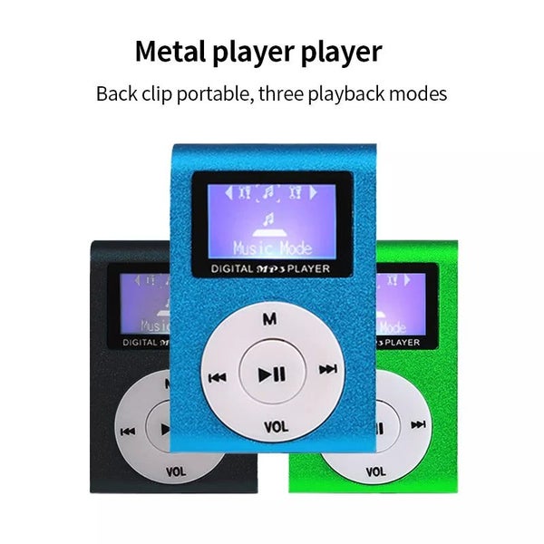 Metal clip with screen MP3 music player Mini portable clip MP3 Student Wa CHK12N Carousel 2