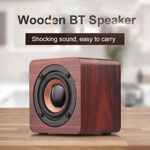 Mini Portable Wooden Bluetooth Speaker Subwoofer for Smartphone Tablet La CHK12N Carousel 2