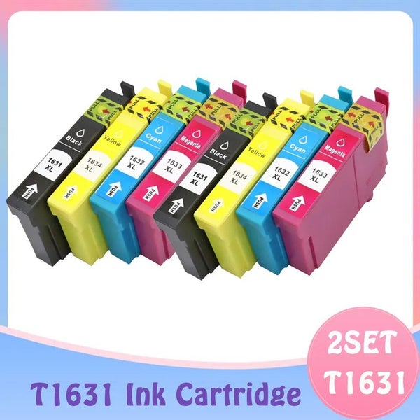 Compatible for Epson 16XL T1631 1631 1632 ink cartridge for WF 2650 WF-26 CHK12N Carousel 1