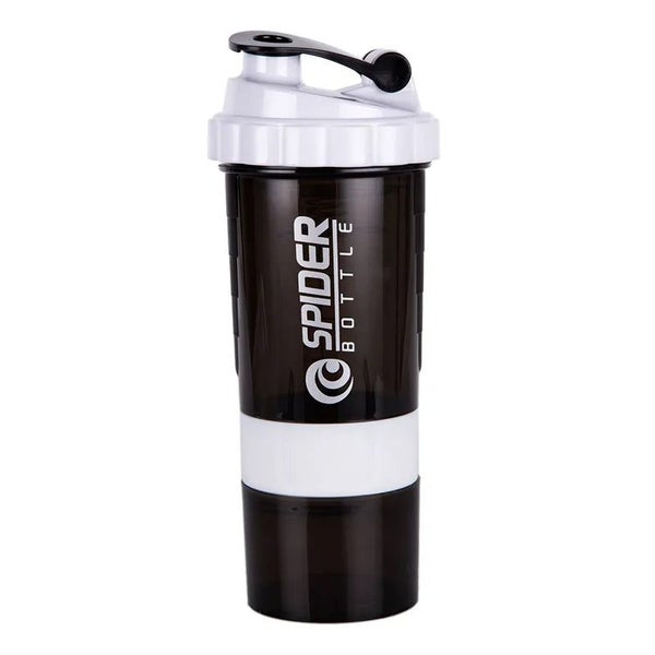 3 Layer Shaker Bottle Protein Powder Milkshake Cup Sports Fitness Water C CHK12N Carousel 1