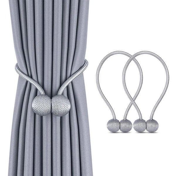 Magnetic Curtain Tiebacks Tie Rope Accessory Rods Accessoires Backs Holdb CHK12N Carousel 2