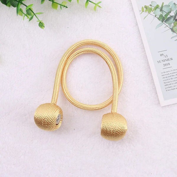 Magnetic Curtain Tiebacks Tie Rope Accessory Rods Accessoires Backs Holdb CHK12N Carousel 1