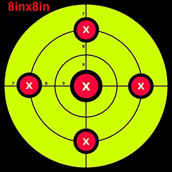 3 Styles 10pcs/Lot Splash Flower Target 8Inch Adhesive Indoor Outdoor Rea CHK12N Carousel 2