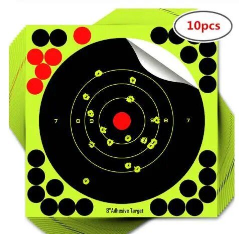 3 Styles 10pcs/Lot Splash Flower Target 8Inch Adhesive Indoor Outdoor Rea CHK12N Carousel 1