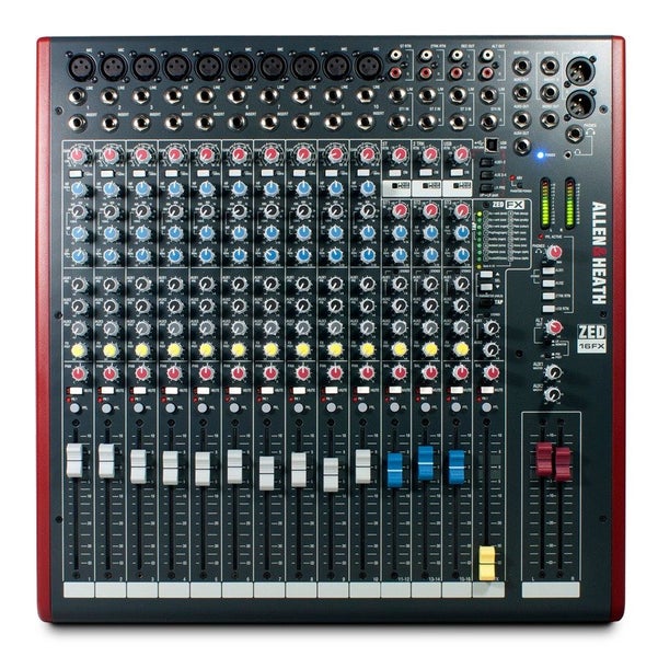 ZED16FX :: ZED16FX 19" Rack Mixer 10 Mono+3 Stereo 3 Aux USB + FX Carousel 1