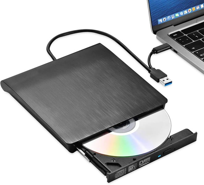 USB 3.0 Slim External DVD RW CD Writer Drive Burner Reader Player Optical CHK12N Carousel 2