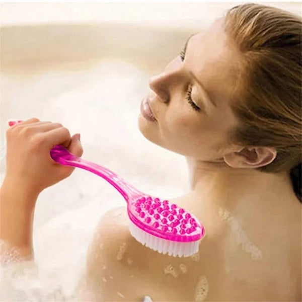 1pc Back Body Bath Shower Cleaning Brushes Bath Brush Long Handle Exfolia CHK12N Carousel 2
