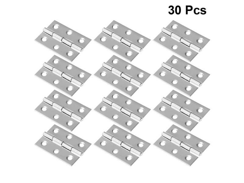 Hinges Hinge Door Mute Cabinet Flat Duty Heavy Stainless Steel Inch Nickel Carousel 1
