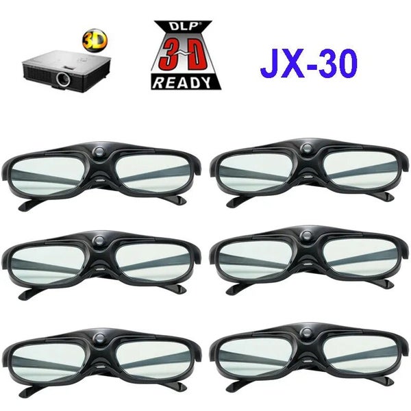 6pcs Active Shutter 96-144HZ Rechargeable 3D Glasses For Optama/ Acer/ Be CHK12N Carousel 2