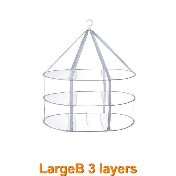 2443 Clothes basket drying net clothes flat net bag household socks dryin CHK12N Carousel 1