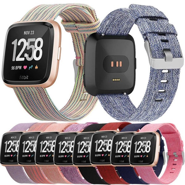 Essidi 2022 Canvas Band For Fitbit Versa 2 Smart Bracelet Sports Strap Fo CHK12N Carousel 2
