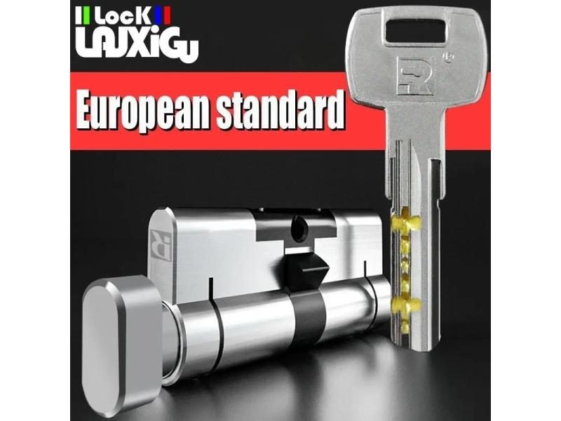 Custom European Standard Cylindrical Door With Same Key Lock Cylinder Carousel 1