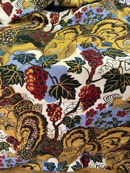 Svenskt Tenn Fabric, "Cave" Josef Frank (3 metres) - EXTREMELY RARE DISCONTINUED Carousel 1