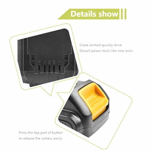 Original 18V Li-ion 6.0/8.0/10.0/18.0AH Dcb180 Rechargeable for Dewalt18V CHK12N Carousel 2