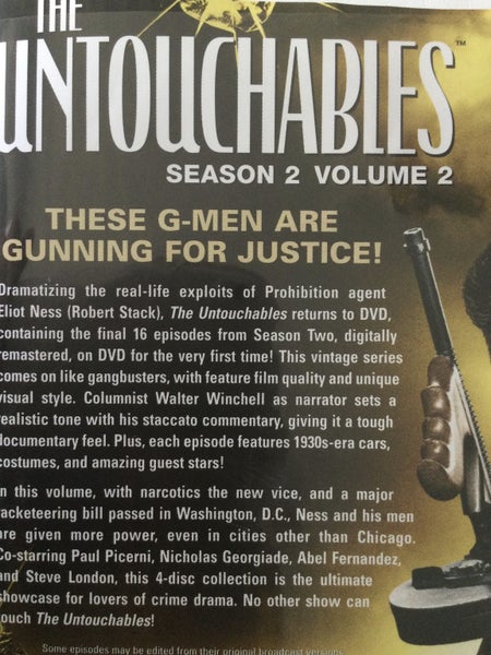 UNTOUCHABLES TV SERIES 1 & 2 16 DISCS Carousel 6