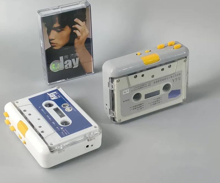 Retro Stereo Cassette Player Walkman Cassette Tape Music Audio Auto Reve CHK12N Carousel 2