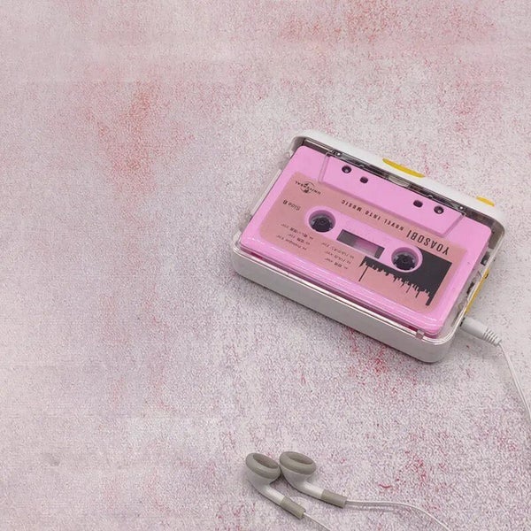 Retro Stereo Cassette Player Walkman Cassette Tape Music Audio Auto Reve CHK12N Carousel 1