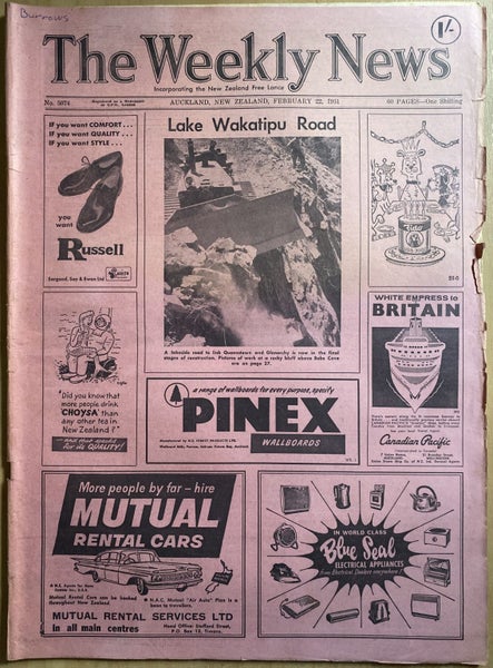 OLD NEWSPAPER: The Weekly News, No. 5074, 22 February 1961 Carousel 1