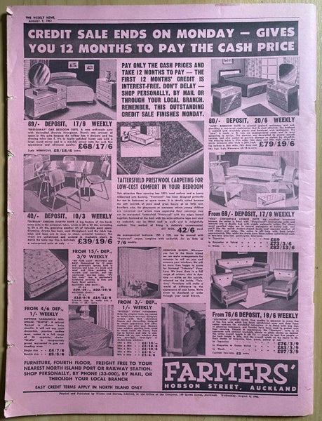 OLD NEWSPAPER: The Weekly News, No. 5098, 9 August 1961 Carousel 2