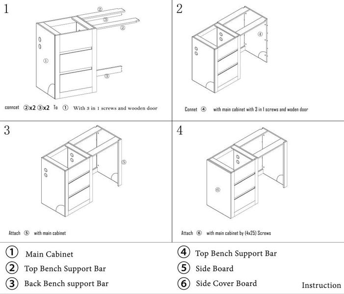1800MM Laundry Tub -Plywood Cabinet & Marble Bench Carousel 3