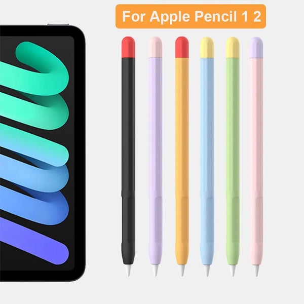 For Apple Pencil 2 1 Gen Stylus Pen Case Soft Silicone Ultra Thin Protective Cov Carousel 2