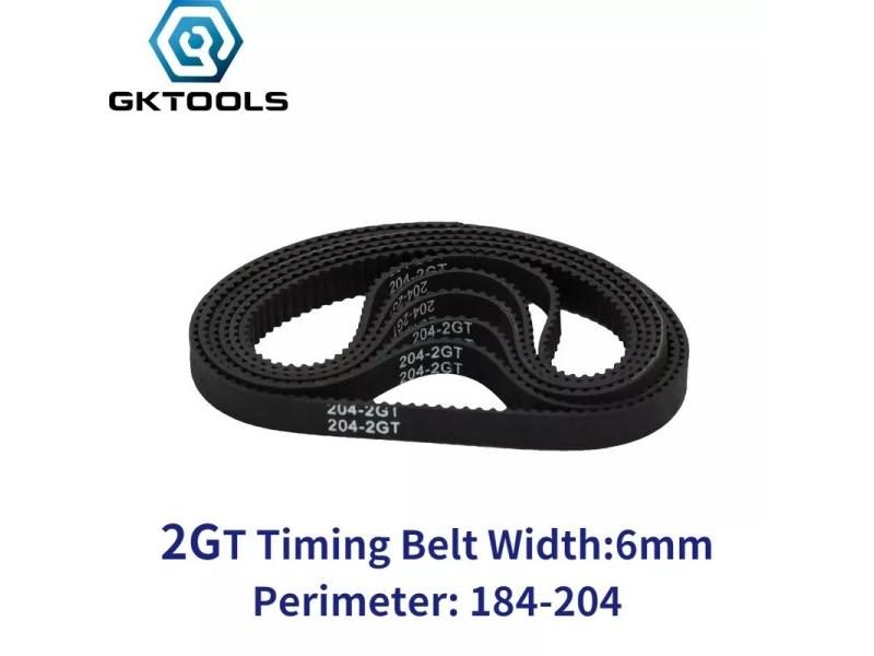 GKTOOLS C-5 3D Printer GT2 6mm 2GT Timing Closed Loop Rubber Belt Length 184 Carousel 1